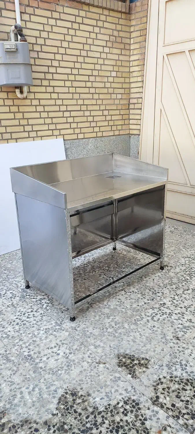 میز مرغی استیل * میز کار استیل *کانتر گرم استیل|کافیشاپ و رستوران|برخوار, |دیوار