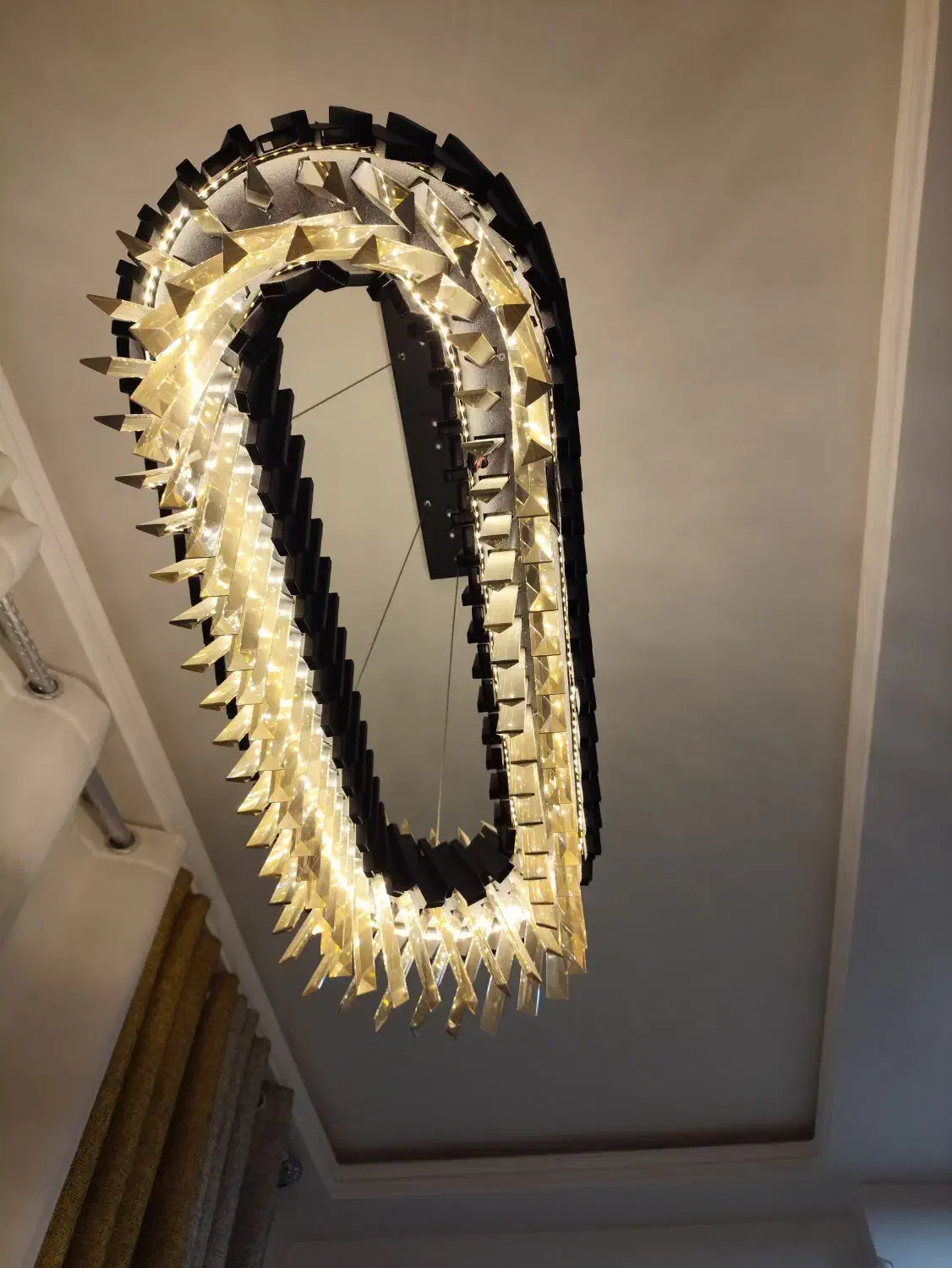 لوستر کریستال نو نو|لوستر و چراغ آویز|شیراز, شهرک گلستان شمالی|دیوار