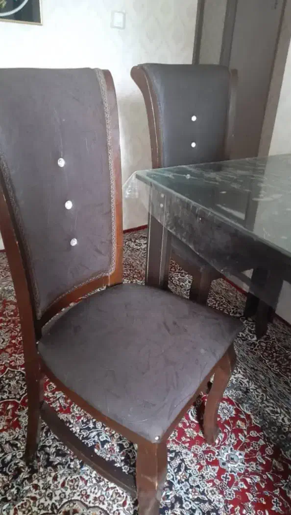 میز ناهارخوری ۴ نفره|میز و صندلی غذاخوری|بندر انزلی, بی بی حوریه|دیوار