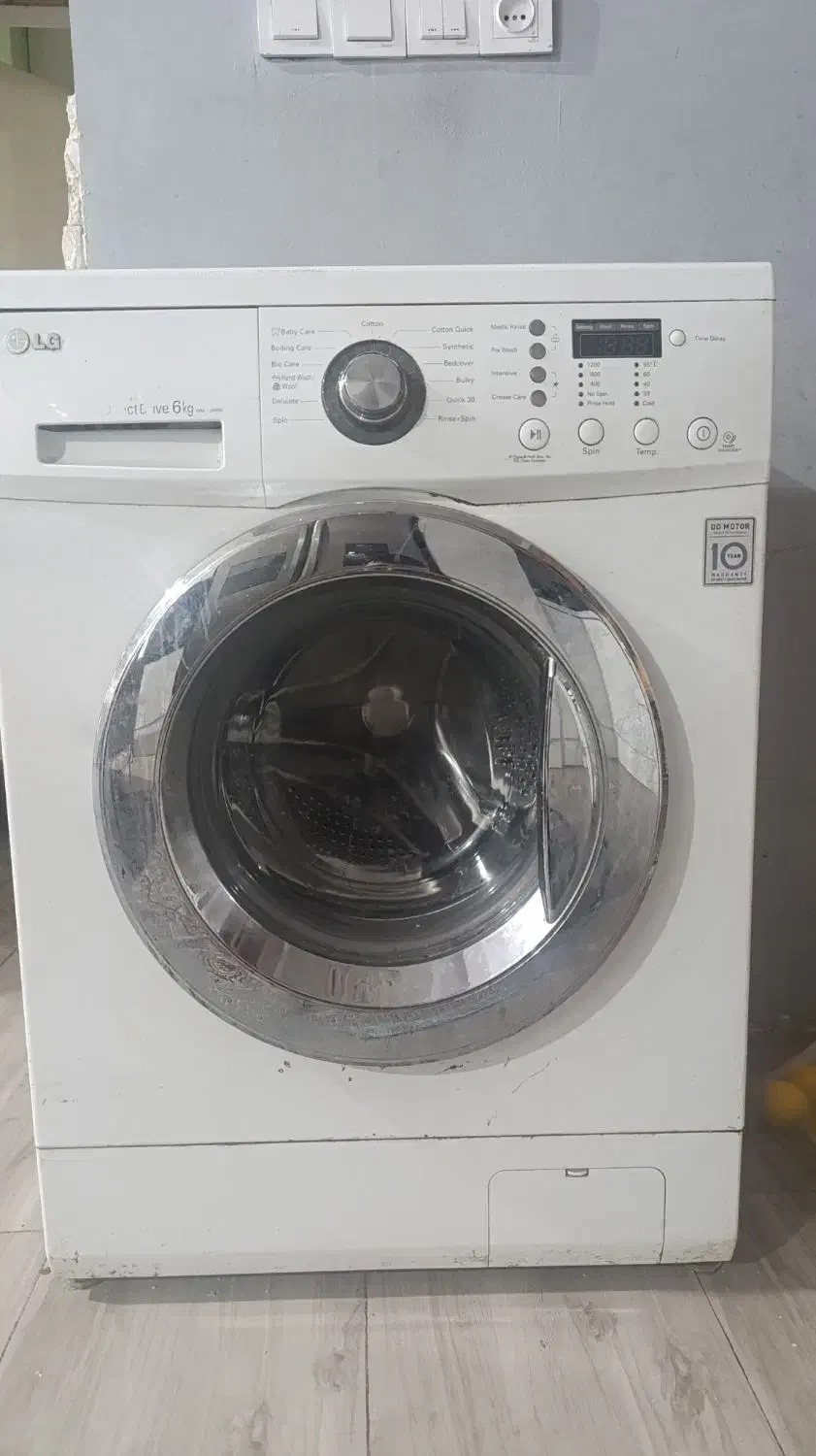 ماشین لباسشویی ۶کیلو ال جی|ماشین لباسشویی و خشککن لباس|بندر کنگان, |دیوار