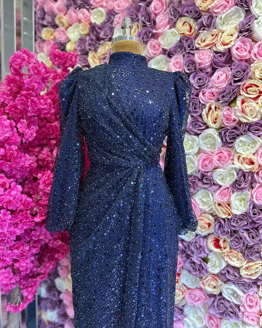 پارچه تور نگیندار و پولکی مناسب لباس مجلسی|لباس|شهرکرد, |دیوار