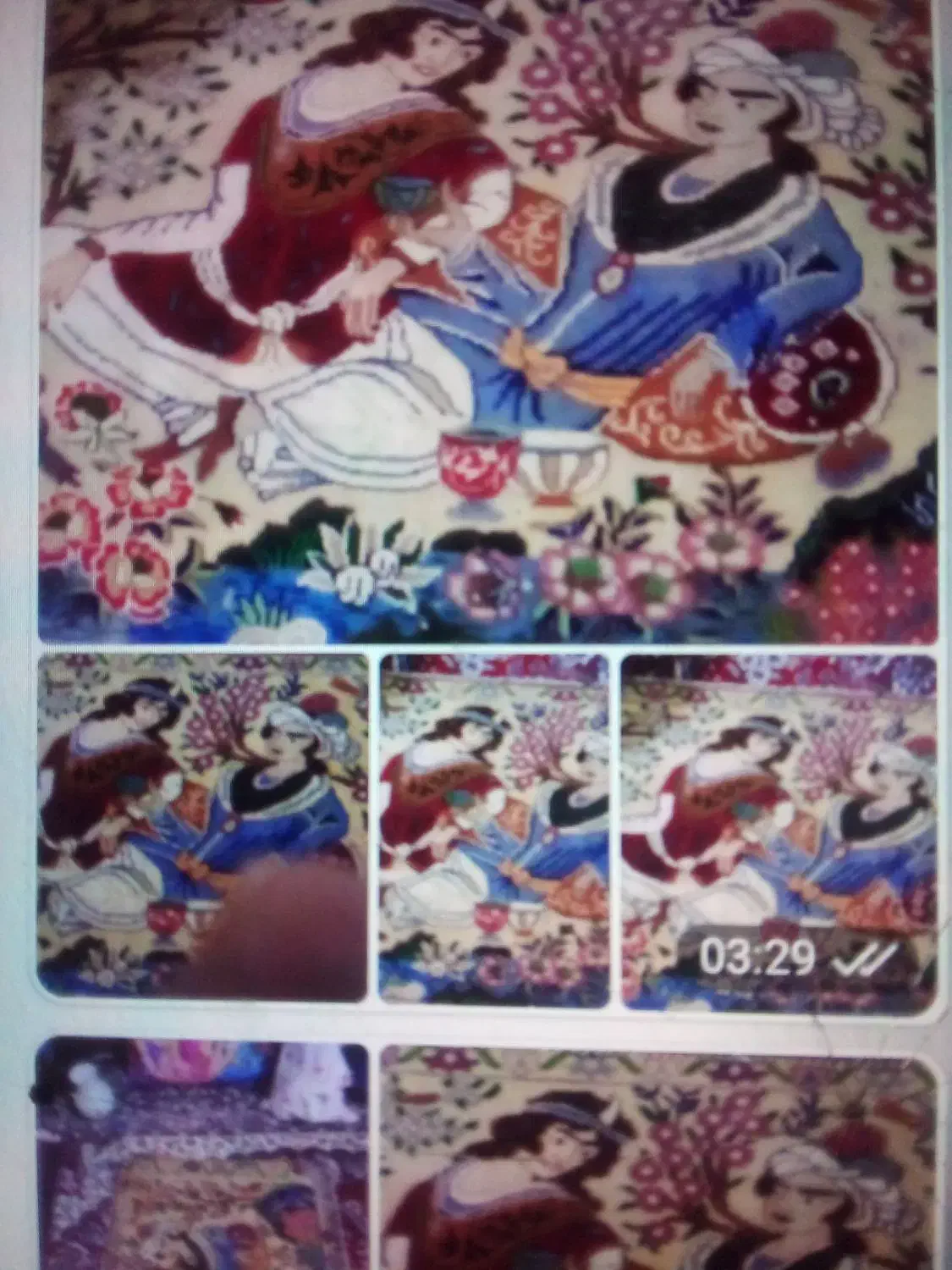 یک تابلو فرش قدیمی|تابلو فرش|نهبندان, |دیوار