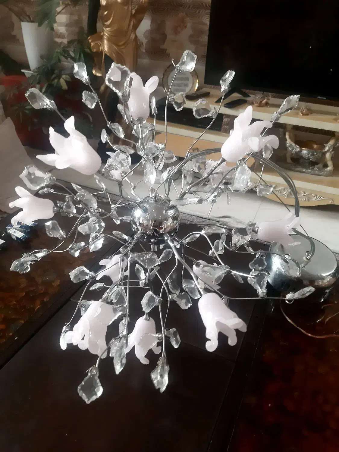 لوستر بسیار زیبا|لوستر و چراغ آویز|زنجان, |دیوار