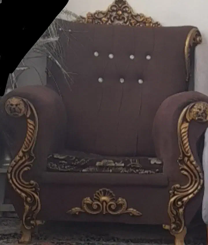 مبل ۷ نفره سالم وتمیز|مبلمان خانگی و میز عسلی|چناران, |دیوار