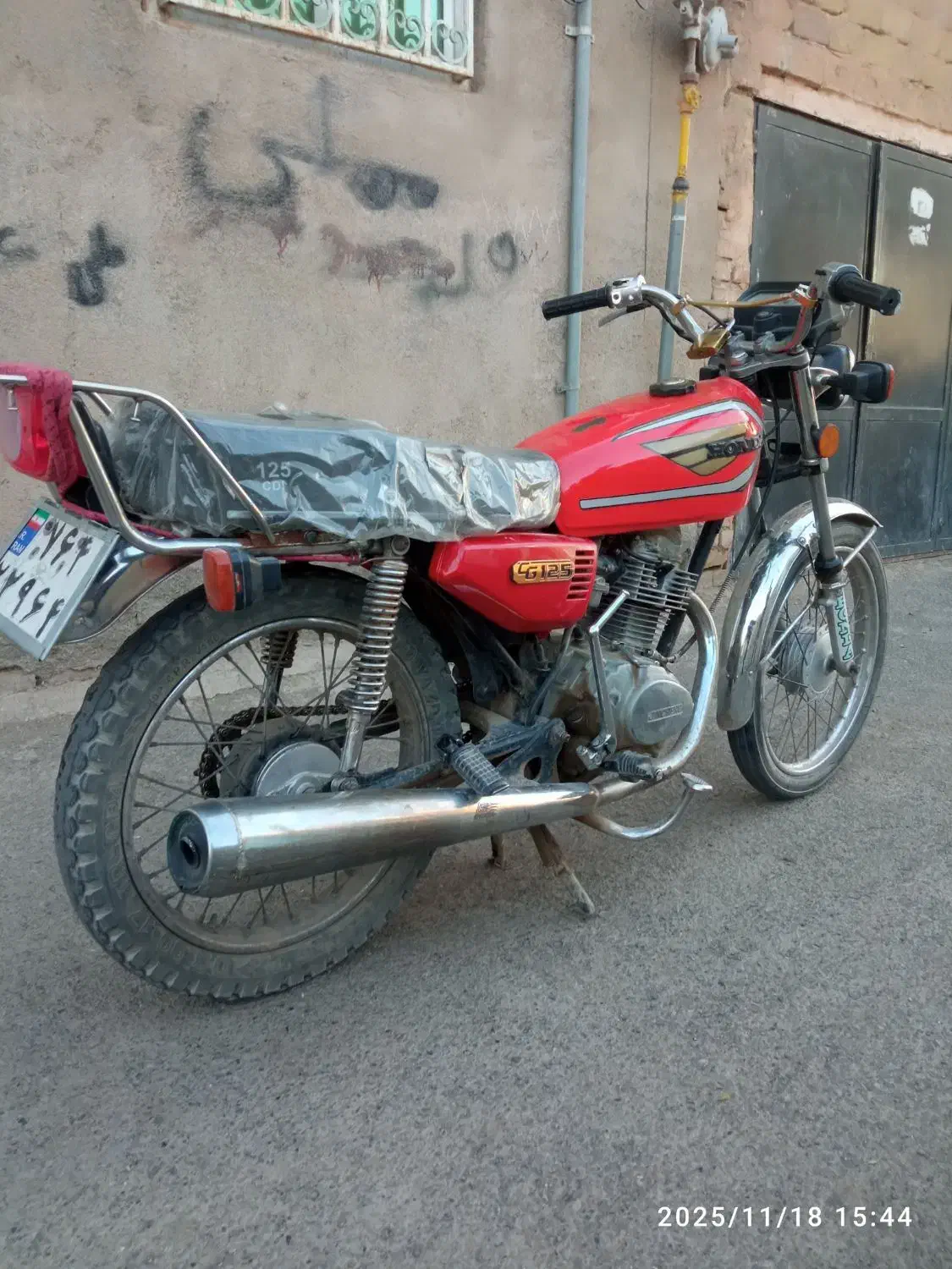 هندا125پلاک ملی|موتورسیکلت|سبزوار, باهنر|دیوار