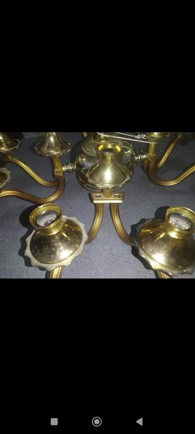 دوعدد لوستر جنس اهن|لوستر و چراغ آویز|کرج, حاجی آباد|دیوار