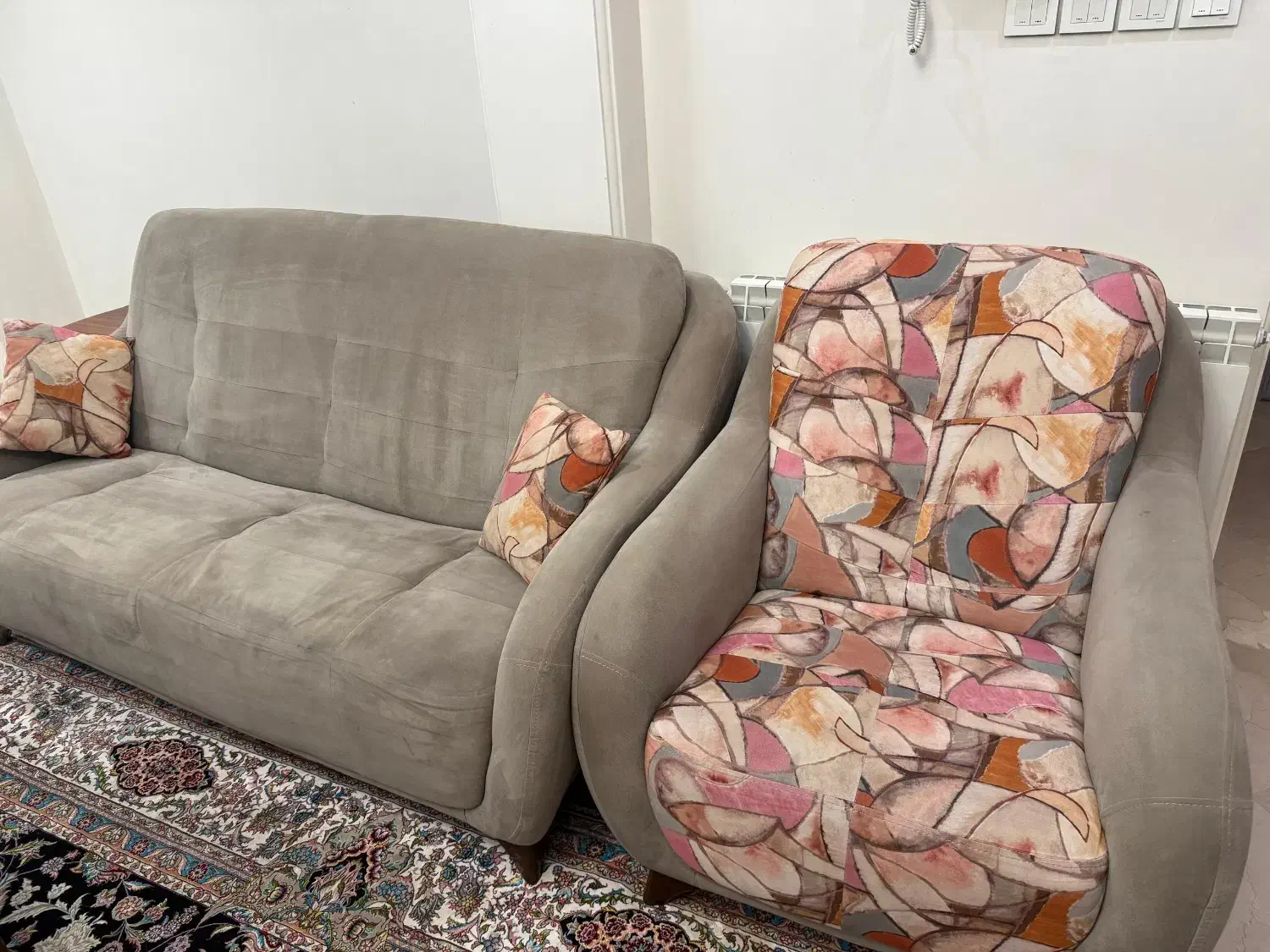 مبل 10 نفره راحتی|مبلمان خانگی و میز عسلی|تهران, صادقیه|دیوار