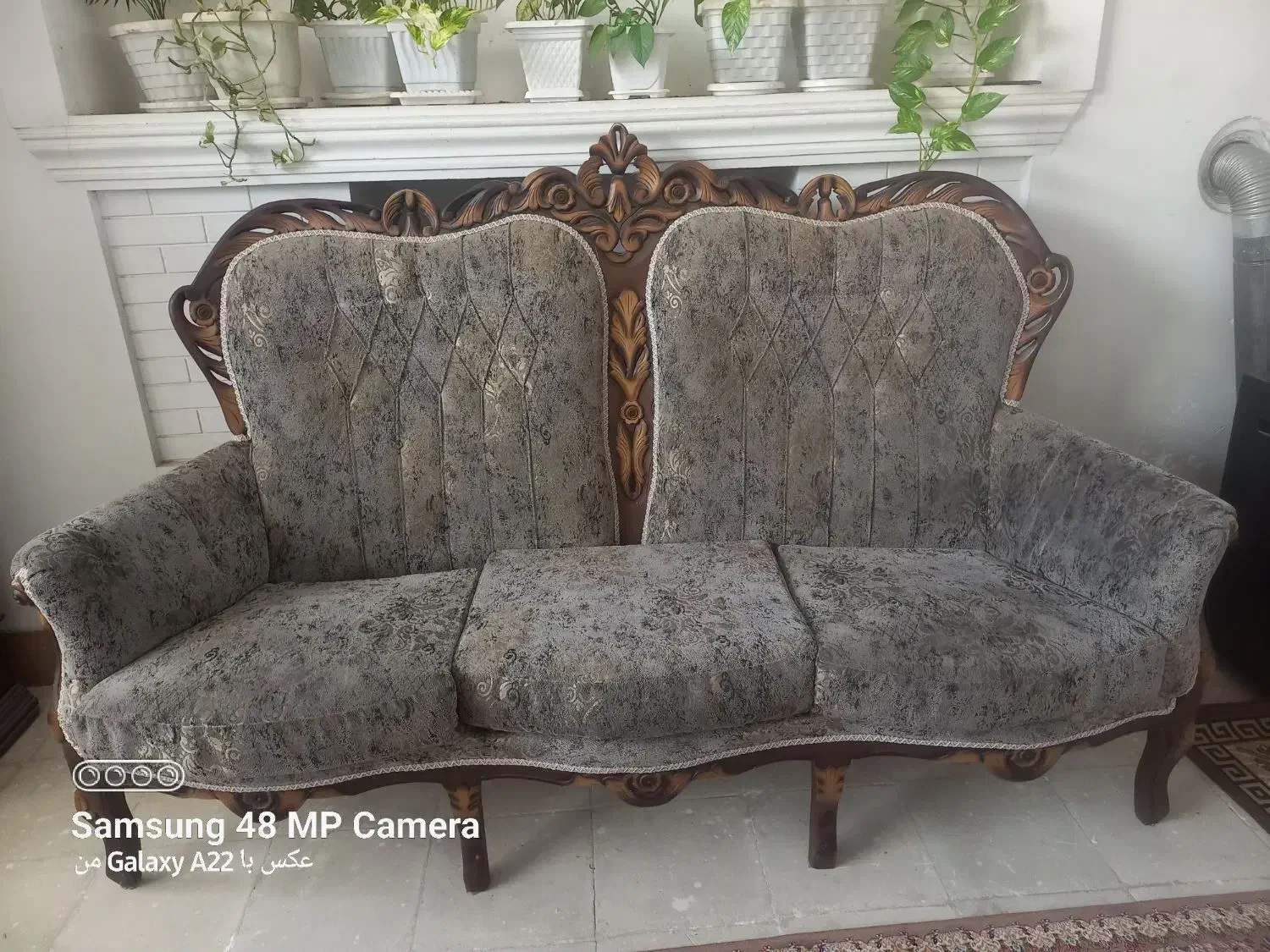 مبل سلطنتی ۹نفره|مبلمان خانگی و میز عسلی|فسا, |دیوار