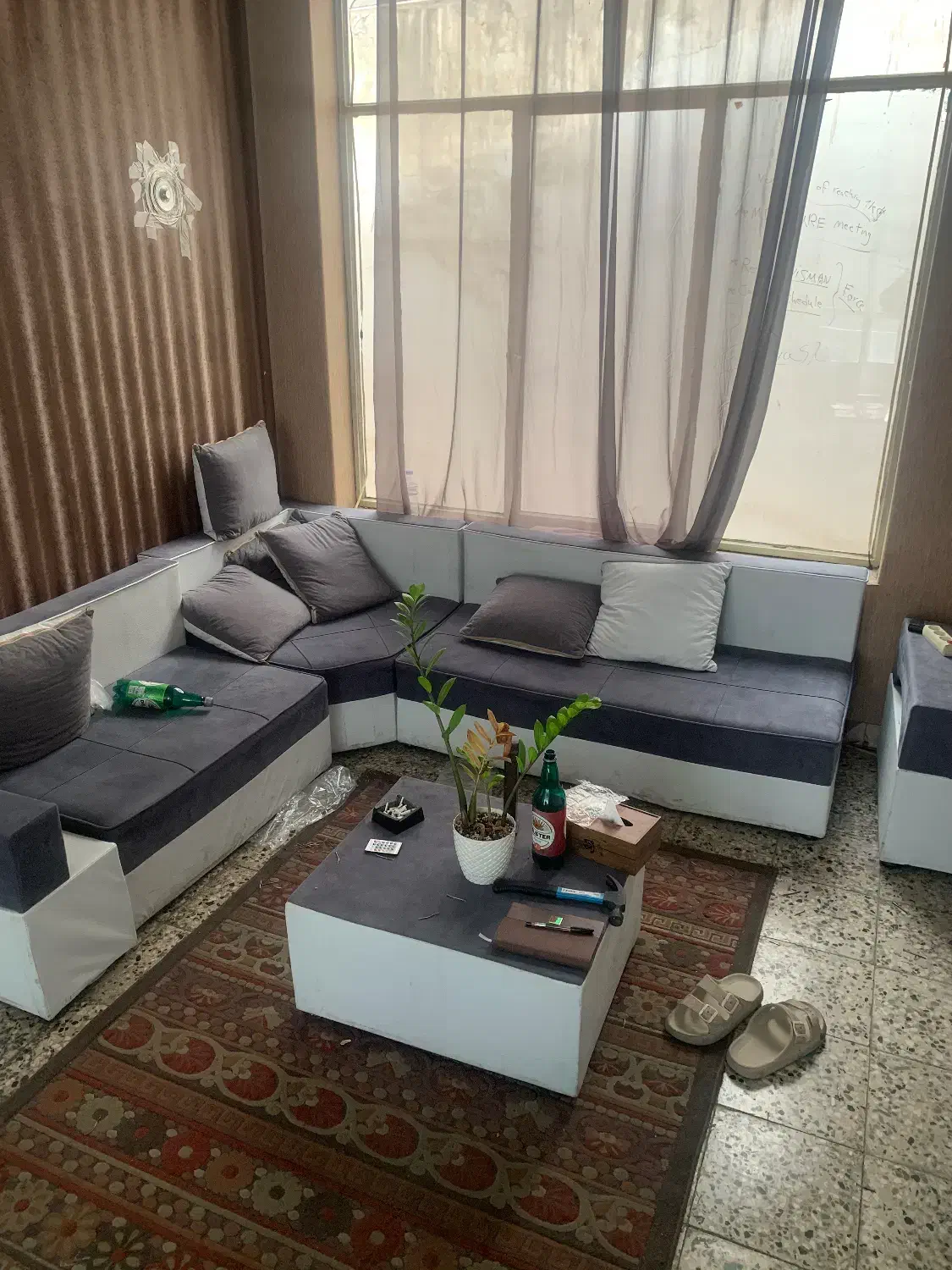 یک دست مبل ال طوسی|مبلمان خانگی و میز عسلی|تهران, جمال‌زاده|دیوار