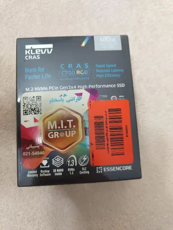 ssd 480 klevv rgb|قطعات و لوازم جانبی رایانه|فردیس, فردیس|دیوار