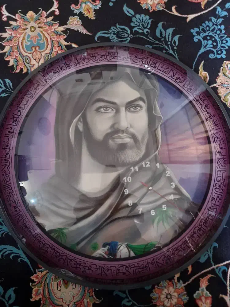 تابلو امام حسین وامام علی وامام حسن ولیلی|تابلو فرش|کرمان, |دیوار