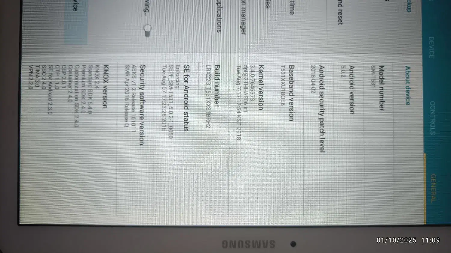 تبلت سامسونگ Galaxy tab 4 کاملا نو و بی ایراد|تبلت|تهران, دستغیب|دیوار