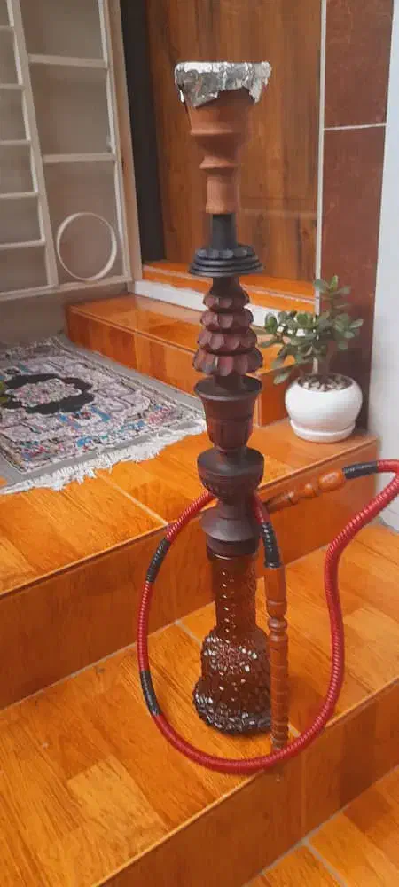 قلیان چوب گردو|کلکسیون و سرگرمی|رشت, کوی فکوری|دیوار