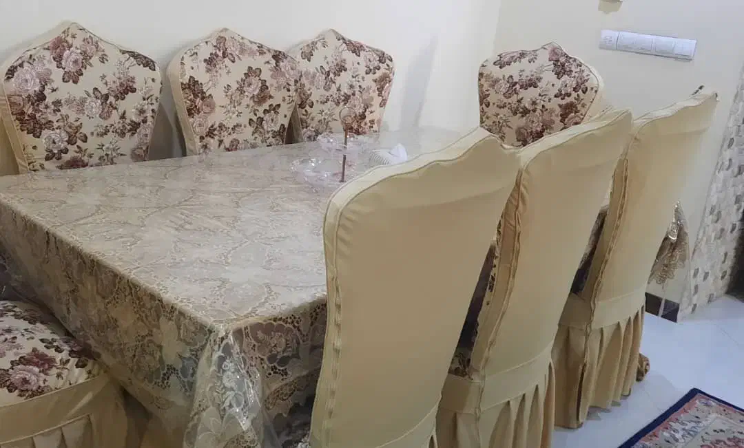 میز نهار خوری ۸نفره چوبی درحدنو|میز و صندلی غذاخوری|تهران, بوستان چیتگر|دیوار