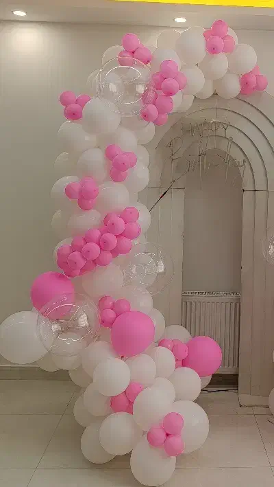 ریسه آبشاری بادکنک|صنایع دستی و سایر لوازم تزئینی|بندر انزلی, پرستار|دیوار