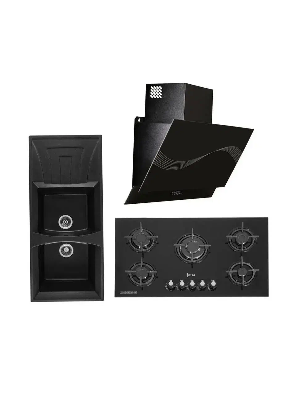 ست سه تکه گازوهودوسینک باقیمت زیرفاکتور|اجاق گاز و لوازم برقی پخت‌وپز|میاندوآب, |دیوار