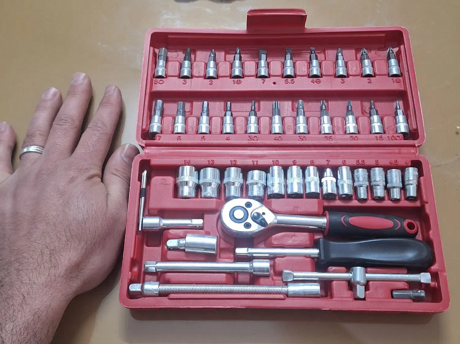 جعبه بکس ۴۶ پارچه|ابزارآلات|مشهد, حجت|دیوار