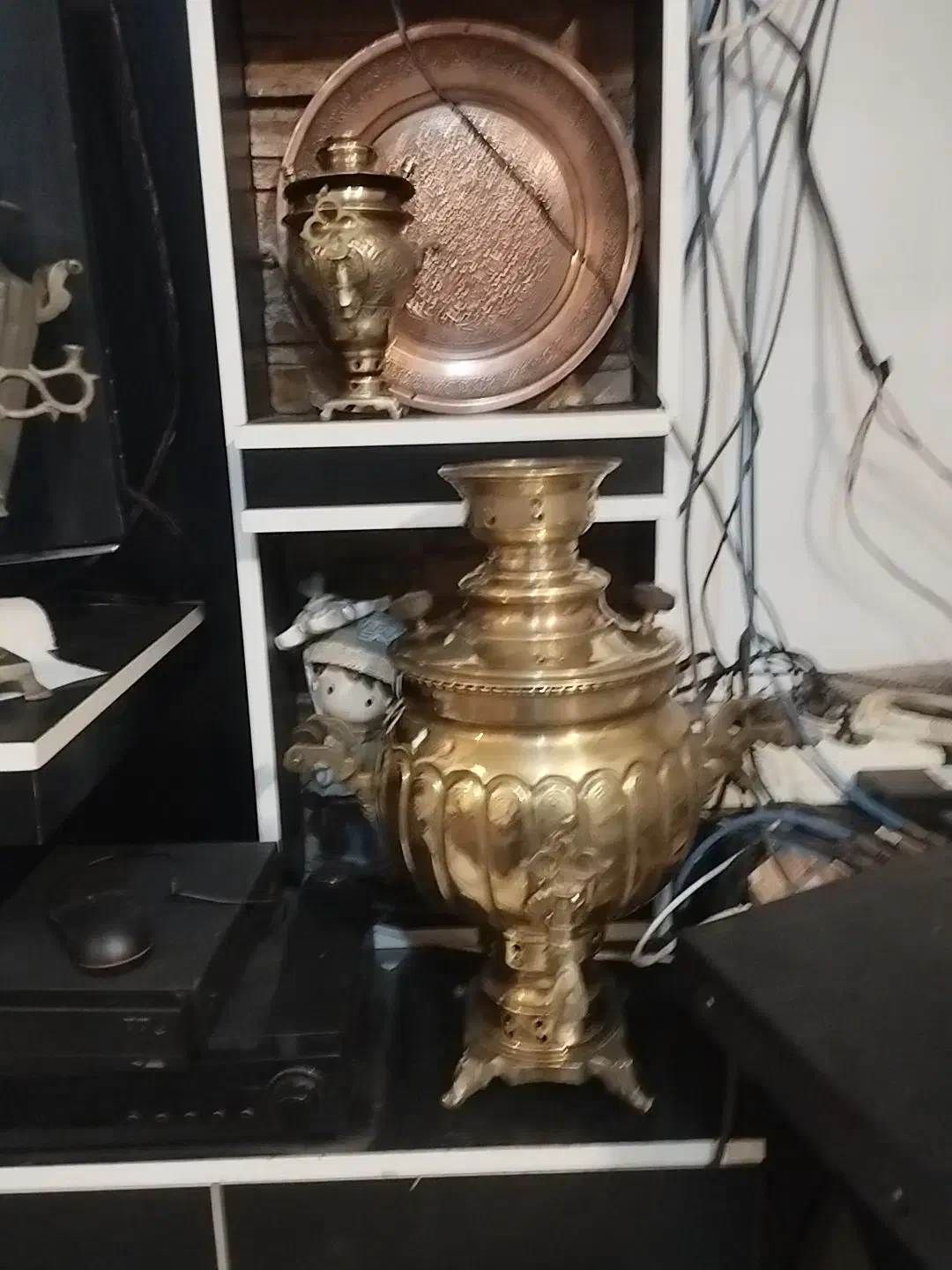 س عدد سماورزغالی قدیمی ویک عددسینی مسی قدیمی|سماور، چای‌ساز، قهوه‌ساز|مشهد, چهاربرج|دیوار