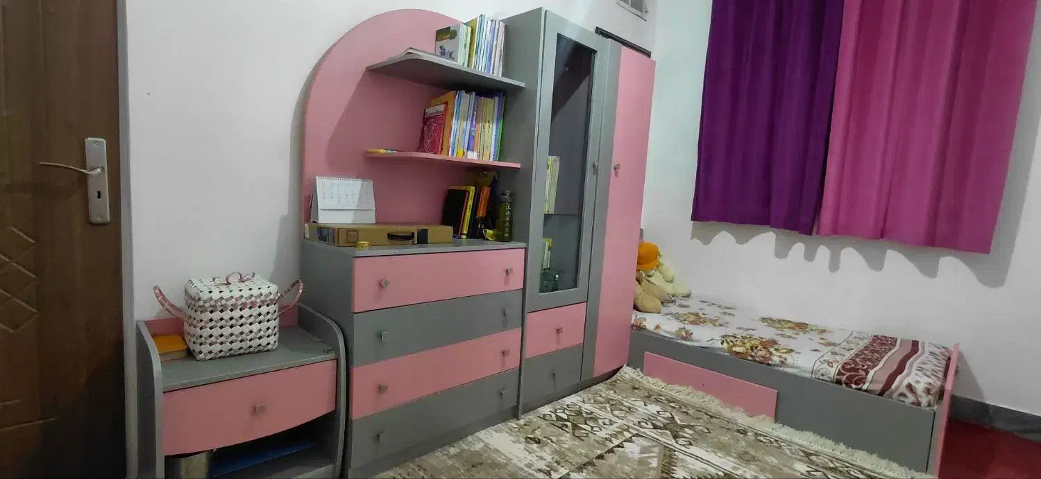 سرویس تخت وکمد نوجوان|تخت و سرویس خواب|ساوه, |دیوار