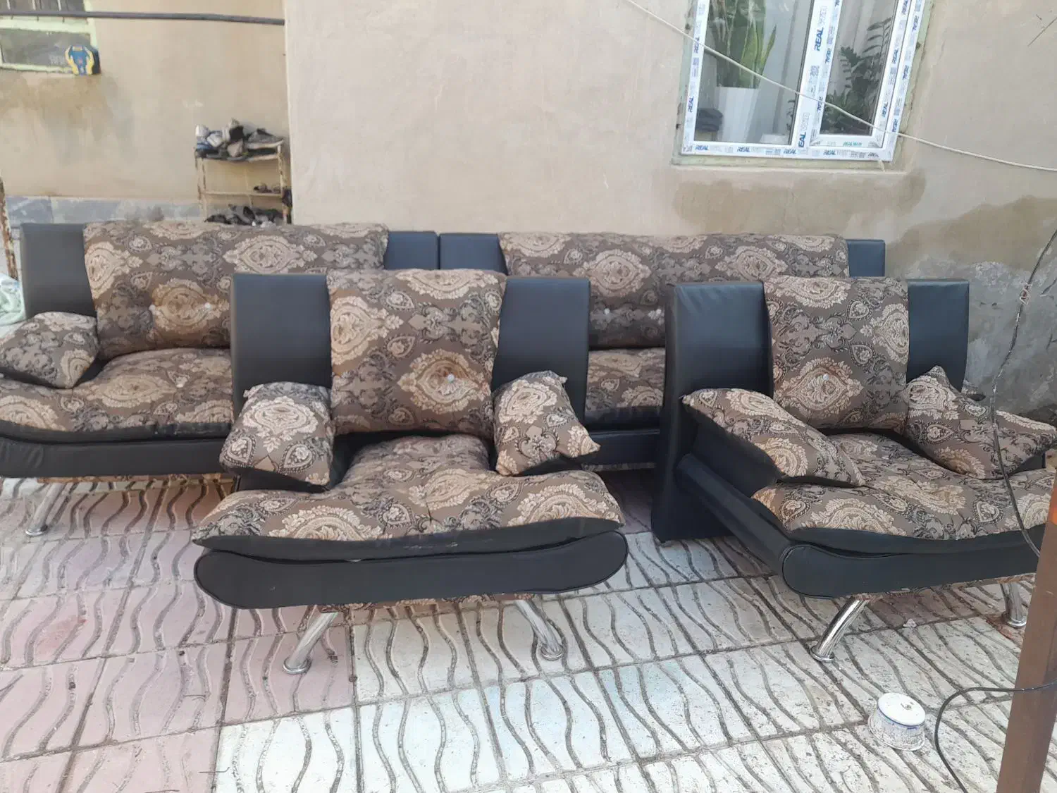 مبل ۷ نفره|مبلمان خانگی و میز عسلی|خوشاب, |دیوار