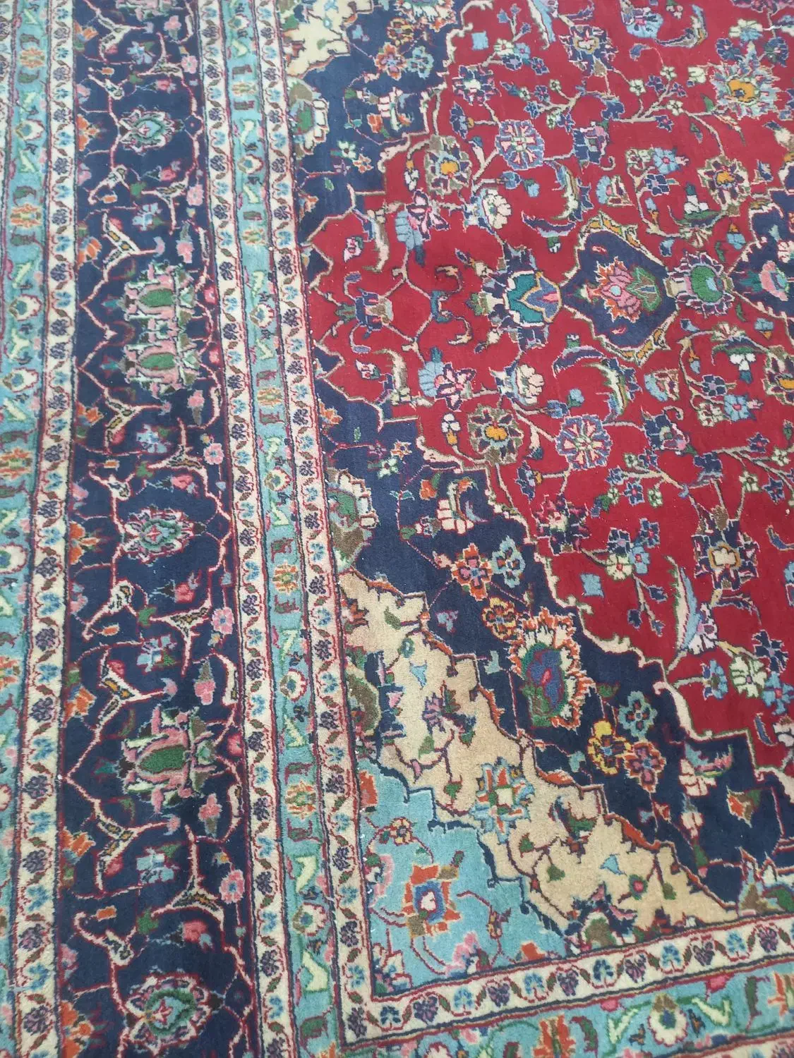 فرش ۱۲ متری دستباف|فرش|مشکین‌دشت, |دیوار