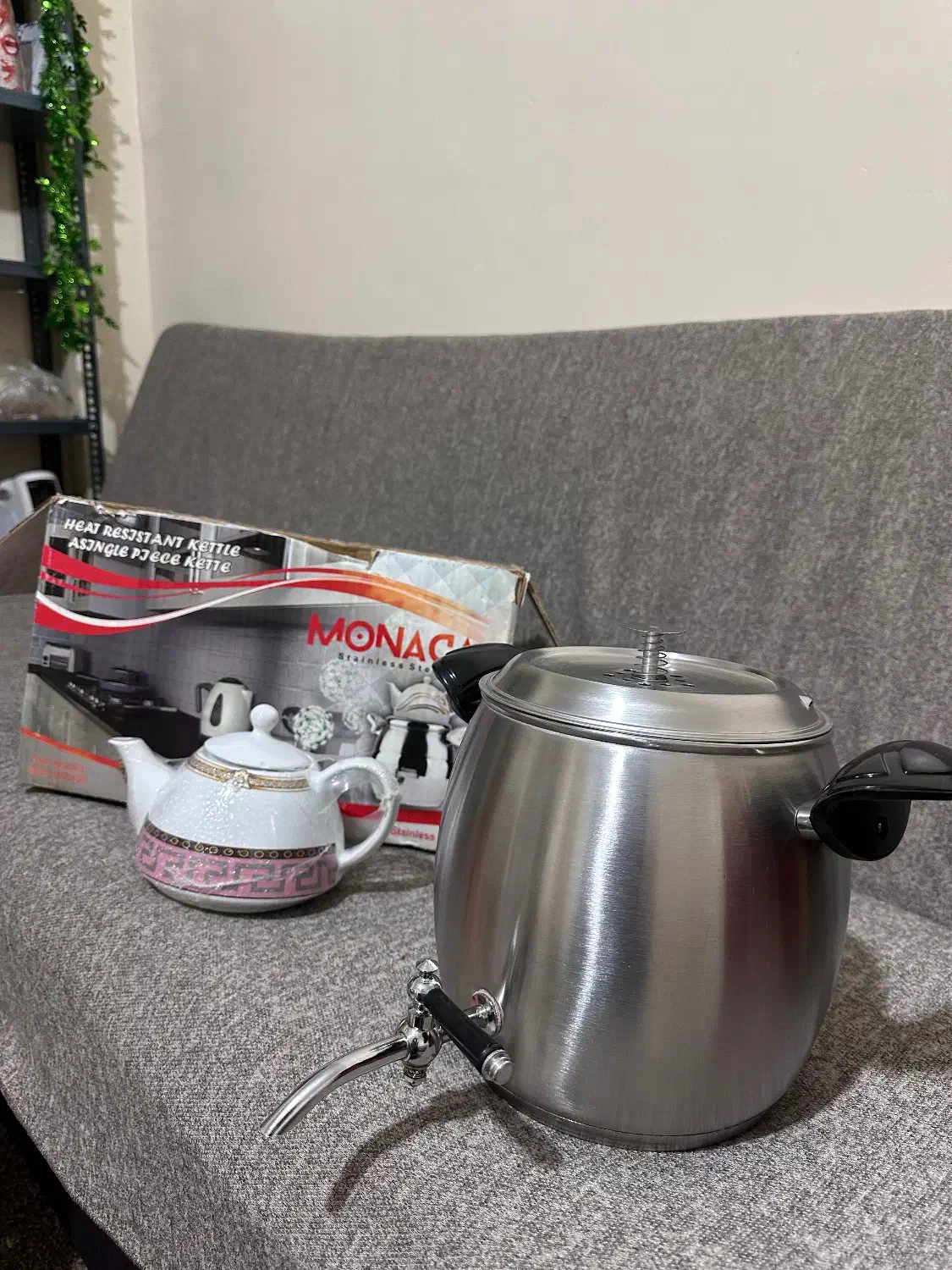 قوری چای ( باز نشده)|سماور، چایساز، قهوهساز|قم, شهرک مهدیه|دیوار