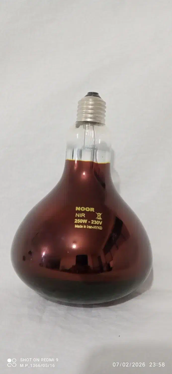 لامپ مادن قرمز|لامپ و چراغ|زاهدان, |دیوار