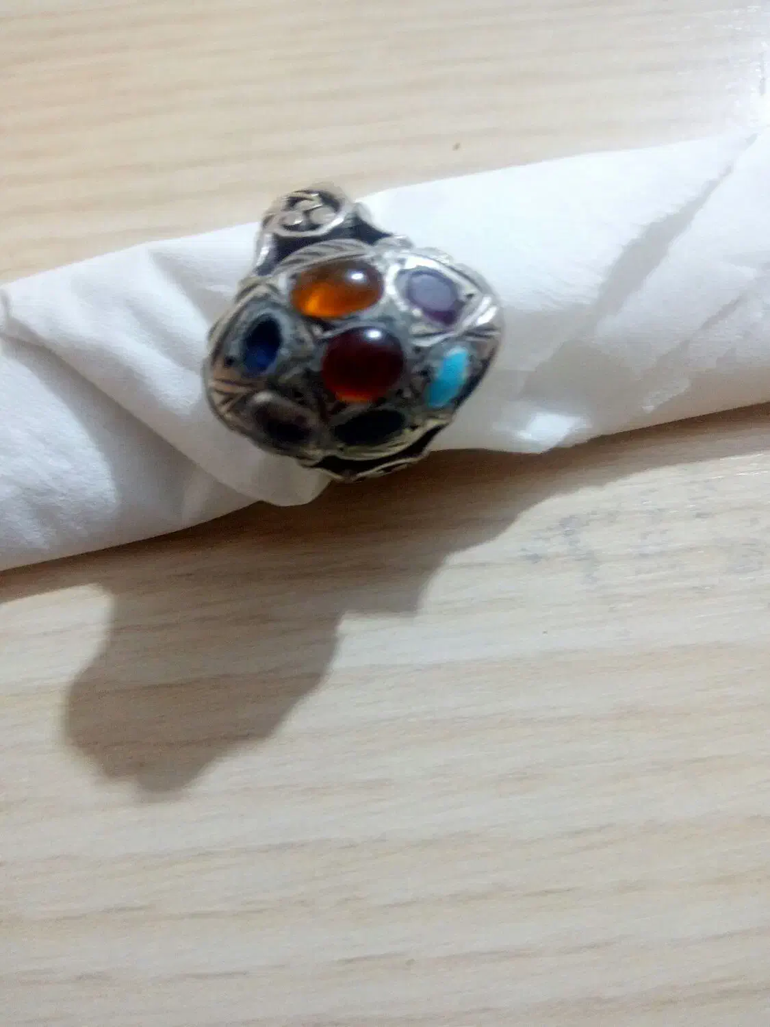 انگشتر نقره قدیمی|کلکسیون اشیاء عتیقه|شیراز, شهرک سراج|دیوار