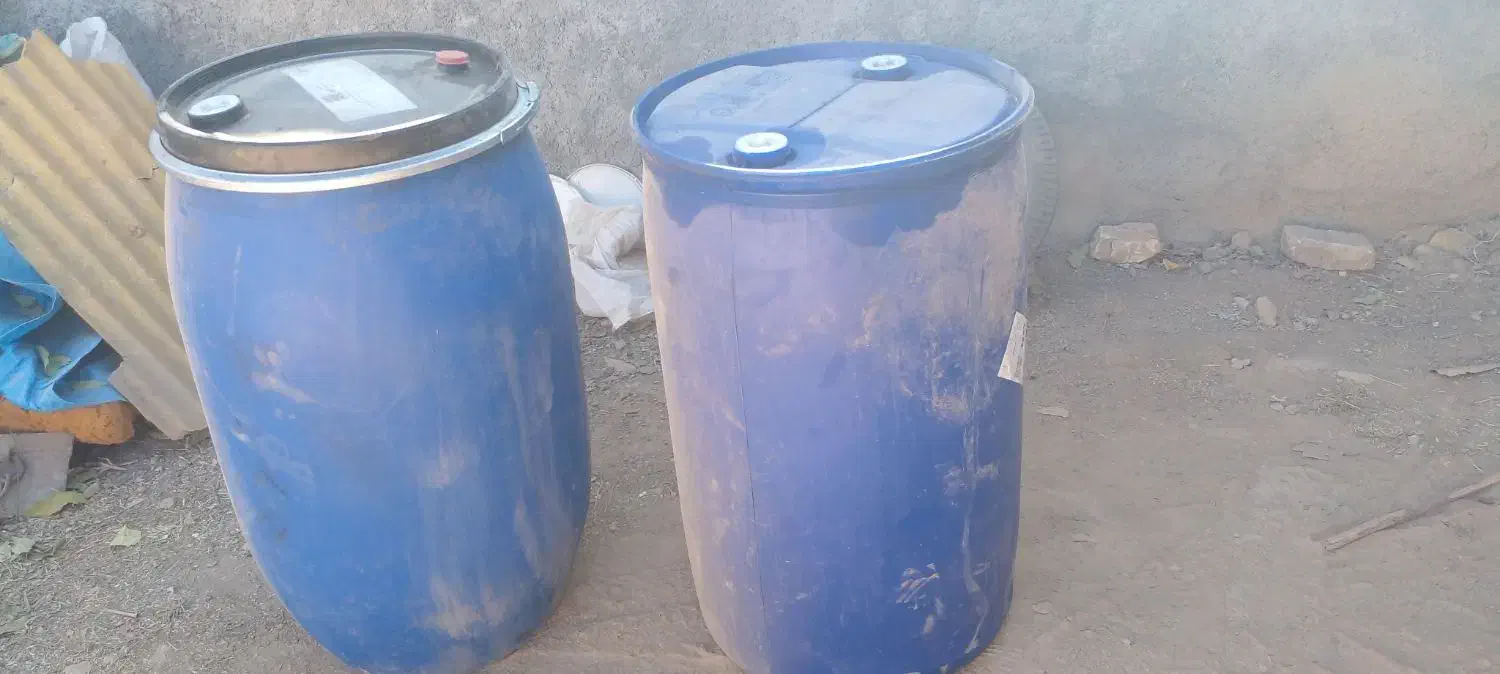 بشکه پلاستیکی ۲۲۰ لیتری جنس المانی|مصالح و تجهیزات ساختمان|فریدونشهر, |دیوار