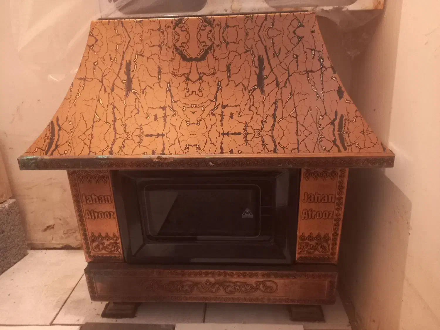 بخاری جهان افروز طرح شومینه|بخاری، هیتر، شومینه|پرند, فاز ۶|دیوار