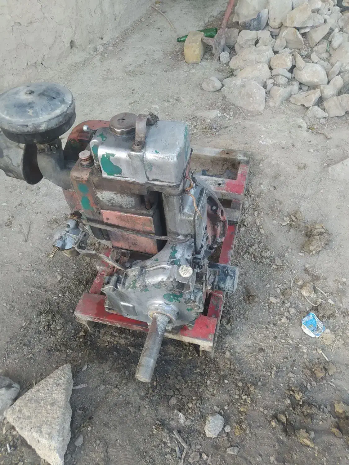 موتور هوایی تک سیلند انگلیس|ماشینآلات صنعتی|آشخانه, |دیوار