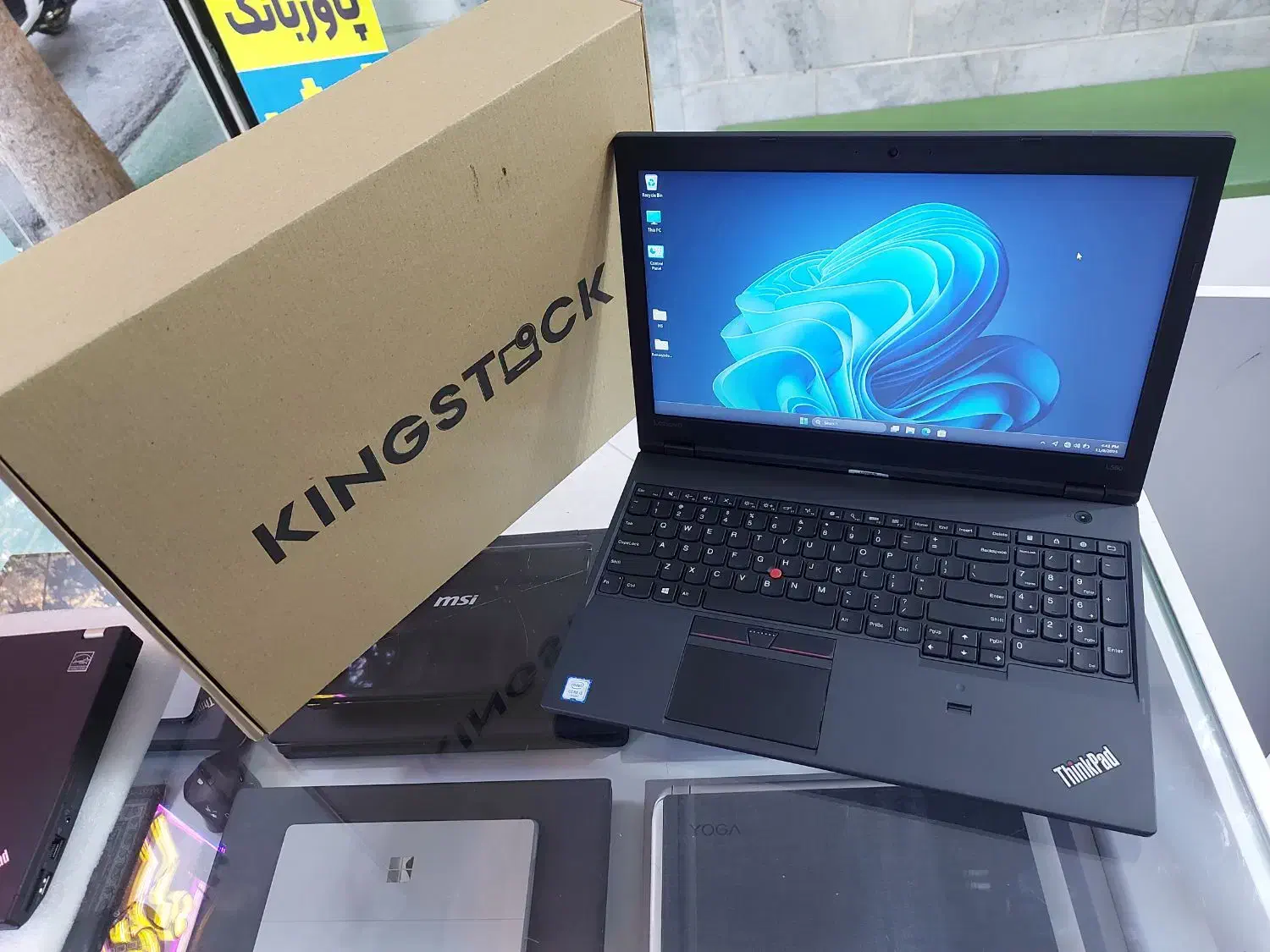 لنوو اوپن باکس با ضمانت با کارتن ولوازم کامل جانبی|رایانه همراه|کرج, گلشهر|دیوار