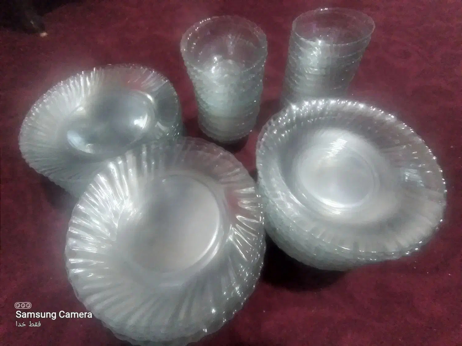 سرویس بلور ۴دست ۶نفره ۲۴عدد|ظروف سرو و پذیرایی|مشهد, شهید شهریاری|دیوار