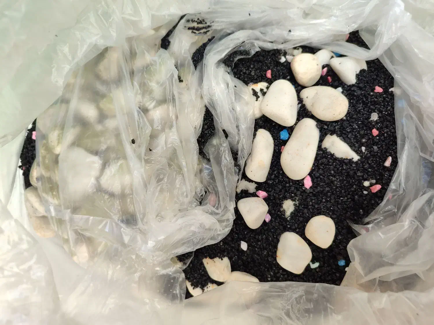 آکواریوم سالم به همراه سنگها|ماهی|زارچ, |دیوار