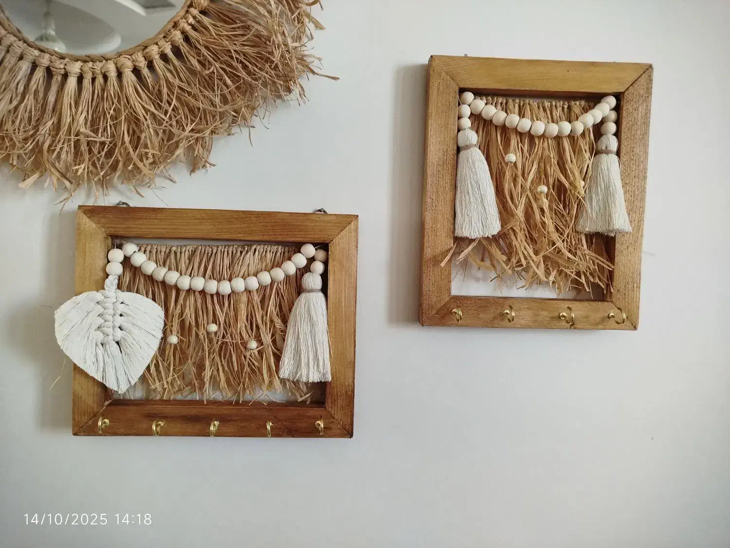 دیوار کوب حصیری  خاص و ترند|صنایع دستی و سایر لوازم تزئینی|خرم‌آباد, |دیوار