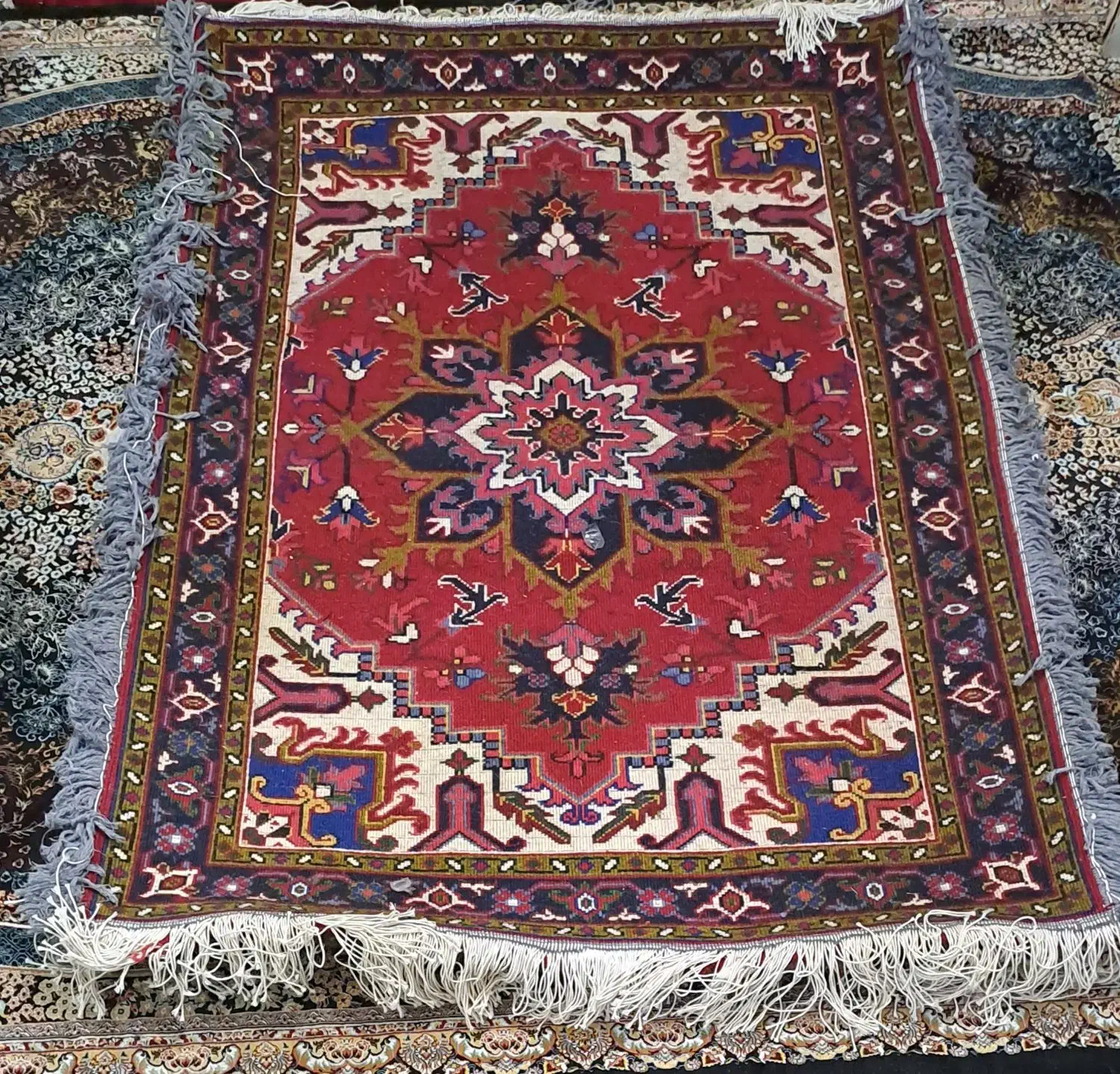 جفت زرنیم دستبافت هریس|فرش|تبریز, |دیوار