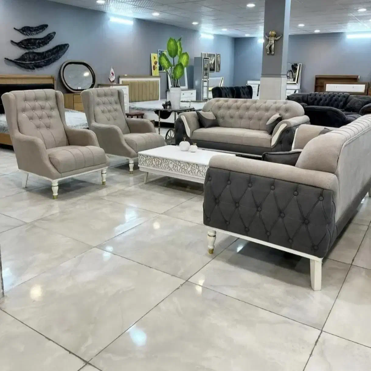 مبل راحتی تولیدی مبلمان مدل الماس کد 554 جلو مبلی|مبلمان خانگی و میز عسلی|چالوس, |دیوار