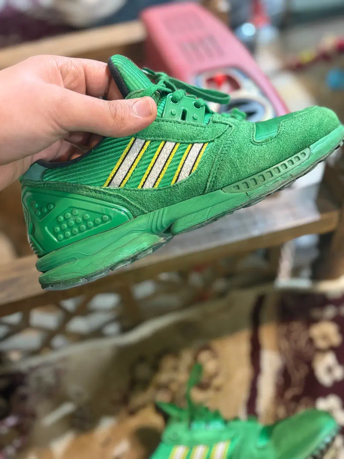 کتونی لگو سبز Zx|کیف، کفش، کمربند|فشاپویه, |دیوار