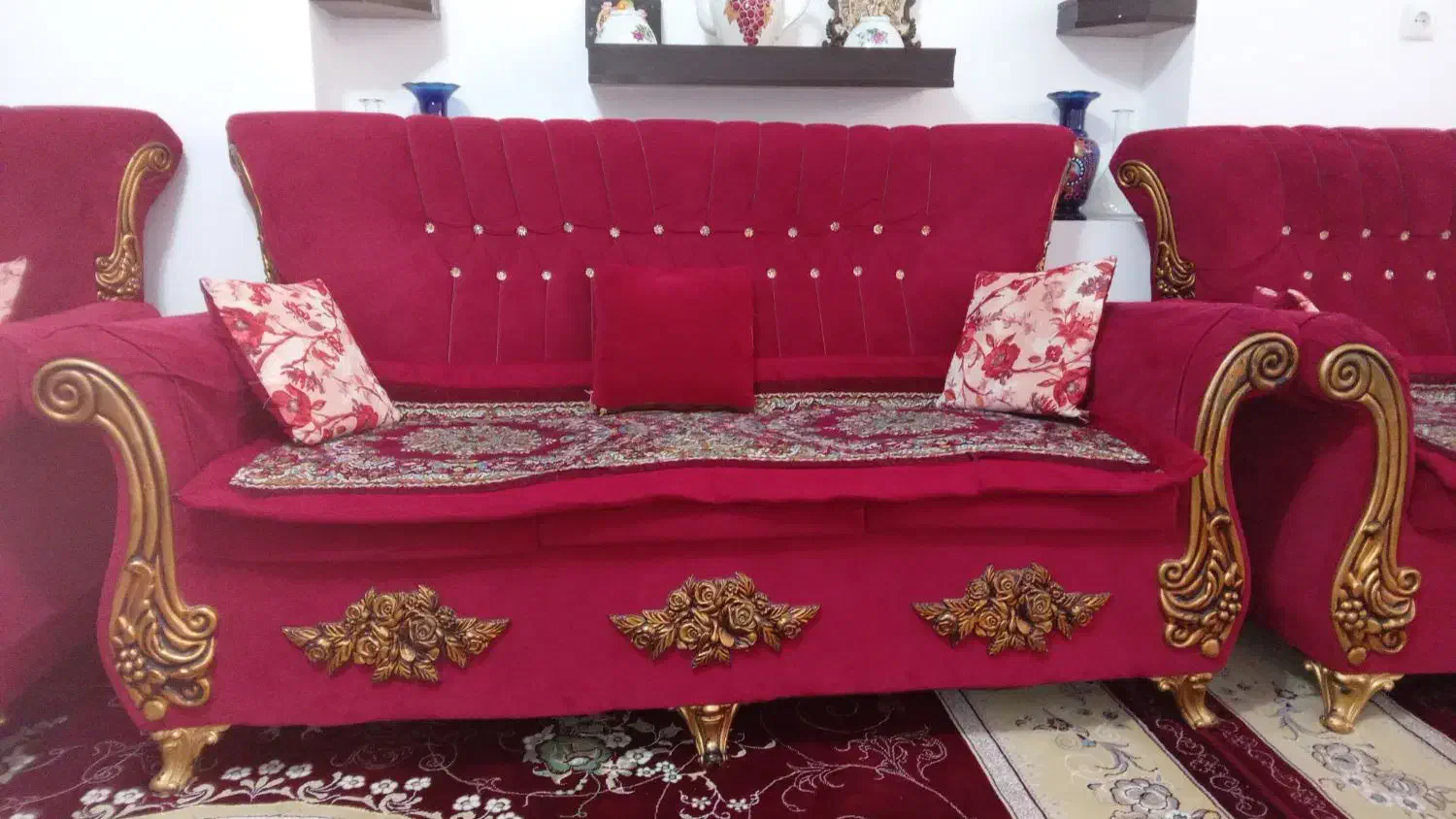 مبلمان در حد نو|مبلمان خانگی و میز عسلی|فلاورجان, |دیوار