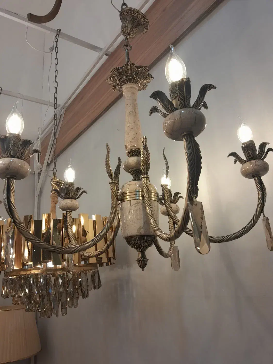 لوسترجدیدسنگی پیچ|لوستر و چراغ آویز|مشهد, کوی المهدی|دیوار