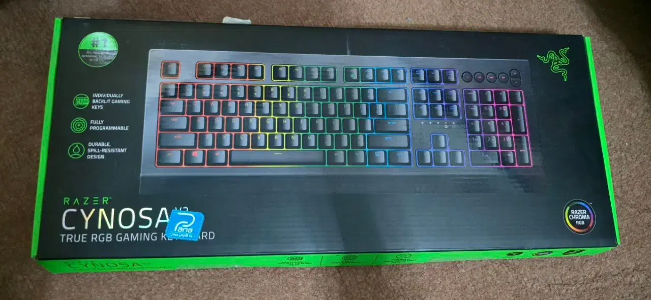 کیبورد گیمینگ ریزر مدل Cynosa V2، سوییچ ممبران|قطعات و لوازم جانبی رایانه|آذرشهر, |دیوار