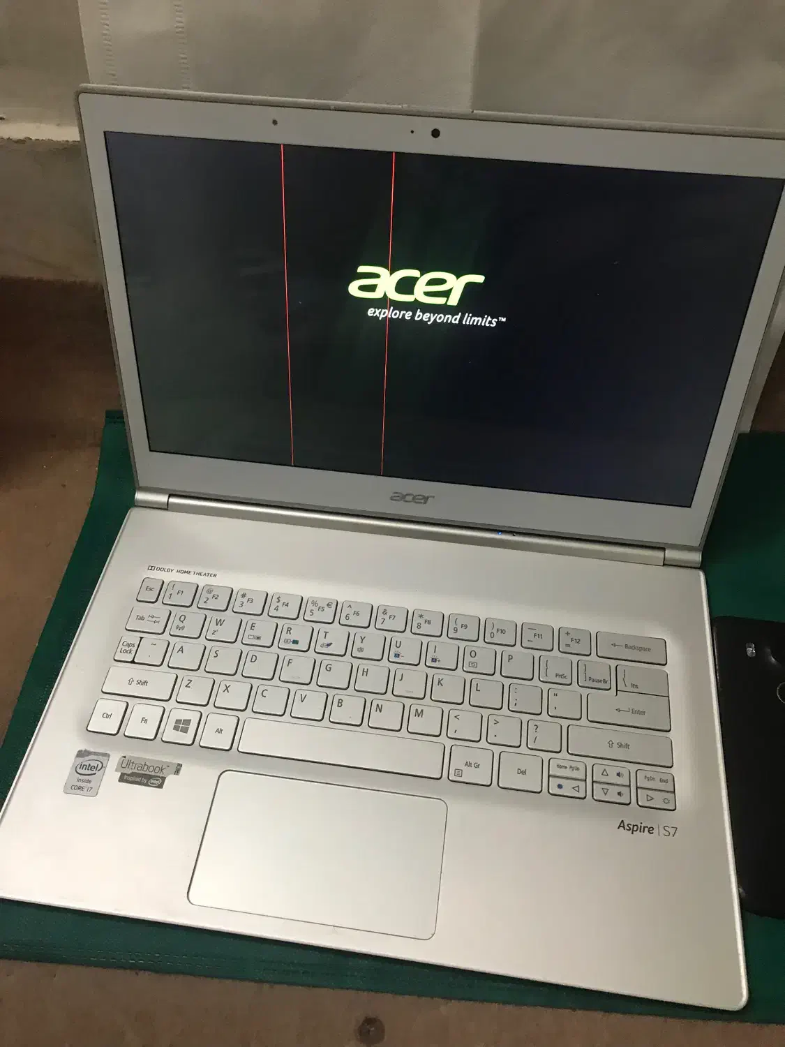 لپتاپ ایسر باریک تاچ i7 هارد یک ترا ssd|رایانه همراه|ری, دولتآباد|دیوار