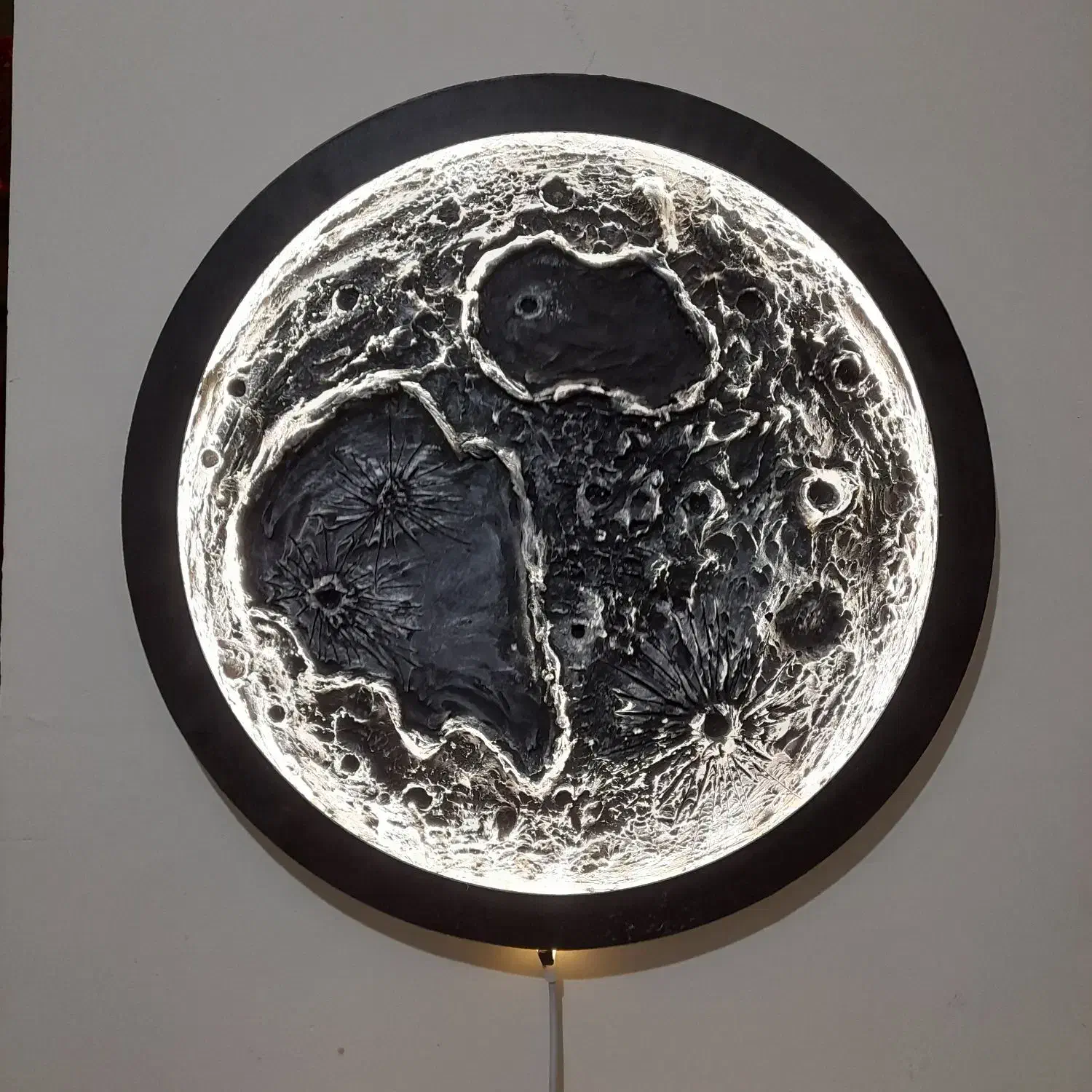 تابلو ماه کامل|تابلو، نقاشی، عکس|مشهد, هفت تیر (حافظ)|دیوار