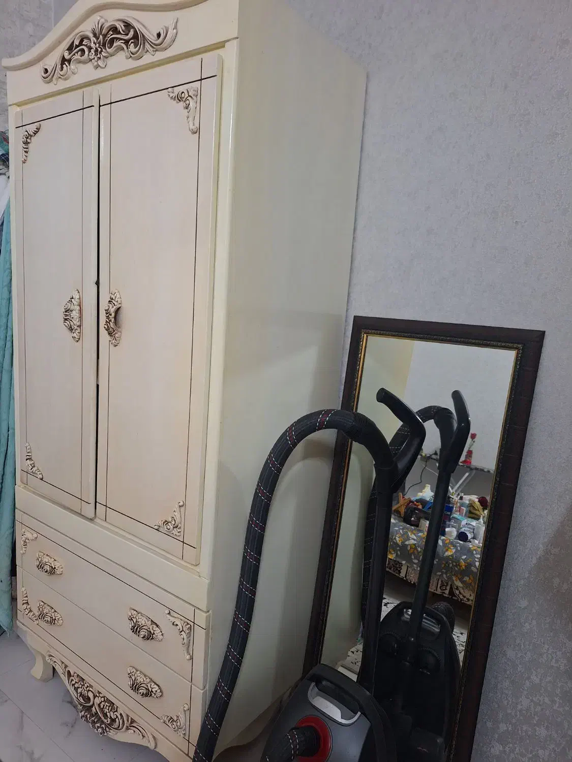 کمد لباس ومیزآرایش|جاکفشی، کمد، دراور|بجنورد, |دیوار