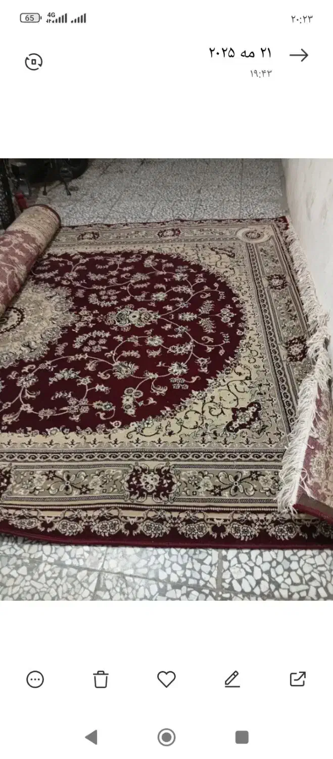 دو عدد فرش یه دونه نگین مشهد هستش،یکی طرح فانتزی|فرش|رشت, جانبازان|دیوار