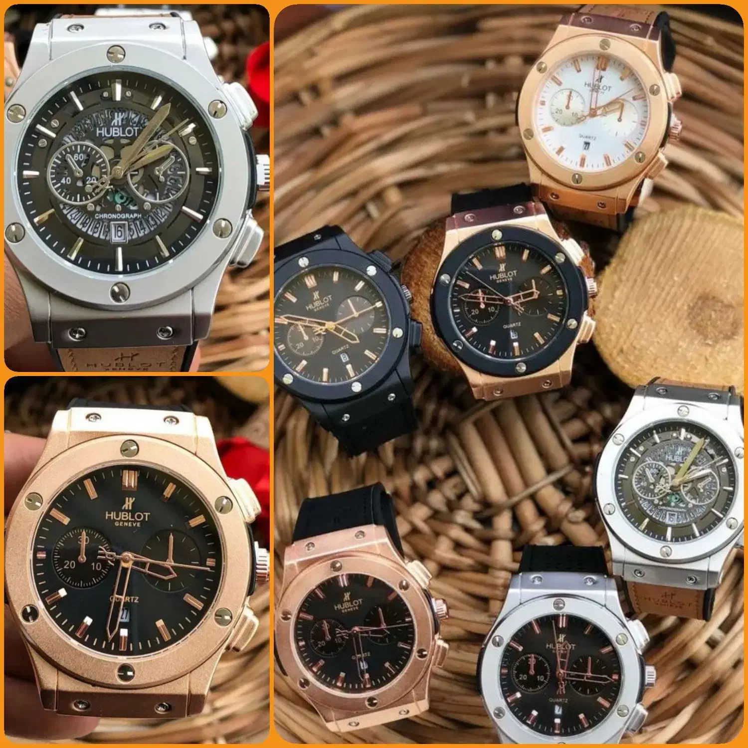 HUBLOT     ROLEX     DIESEL|ساعت|ملارد, |دیوار