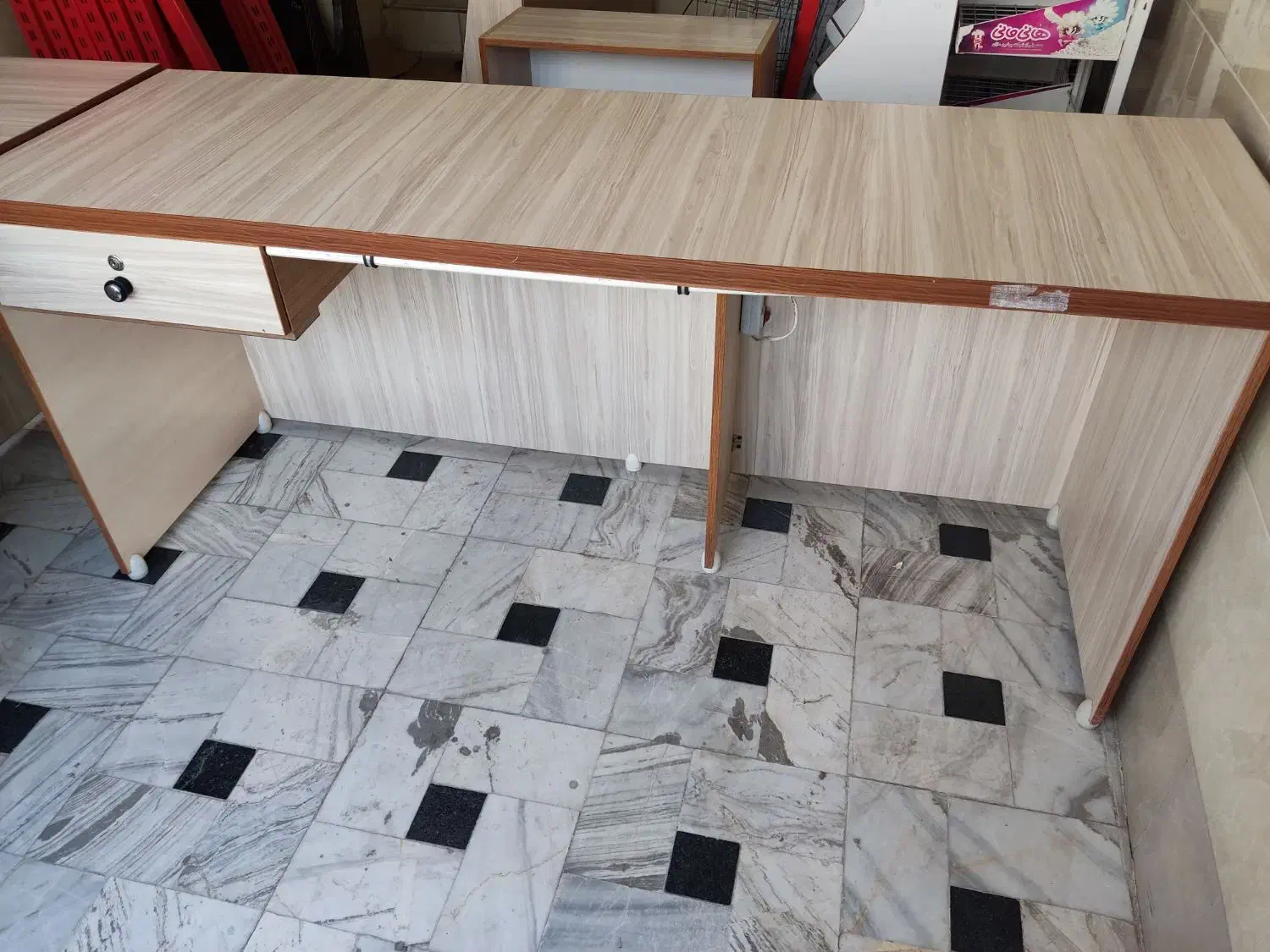 میز کار و قفسه ام دی اف|دفتر کار|قم, سید معصوم|دیوار