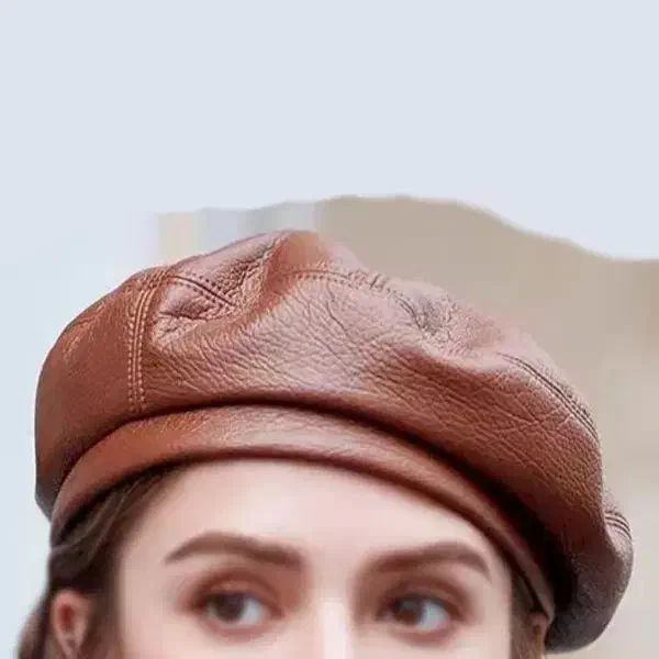 کلاه چرم قهوه ای فرانسوی|لباس|ارومیه, |دیوار