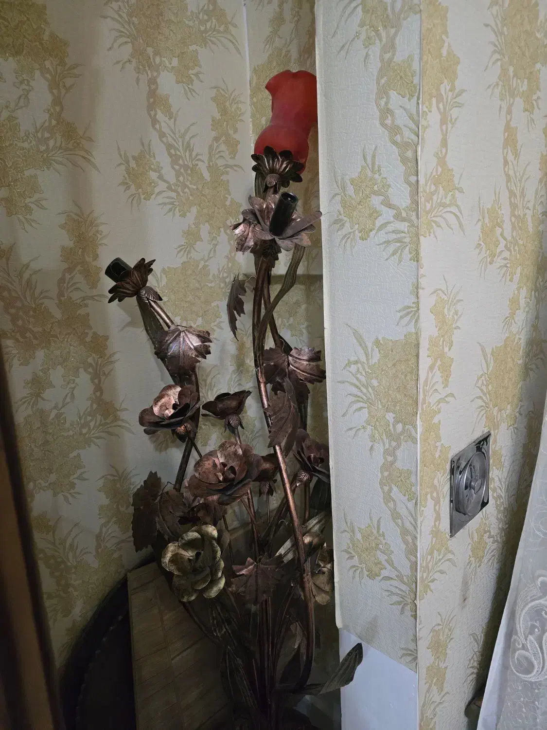 آباژور برنزی|چراغ خواب و آباژور|تبریز, |دیوار