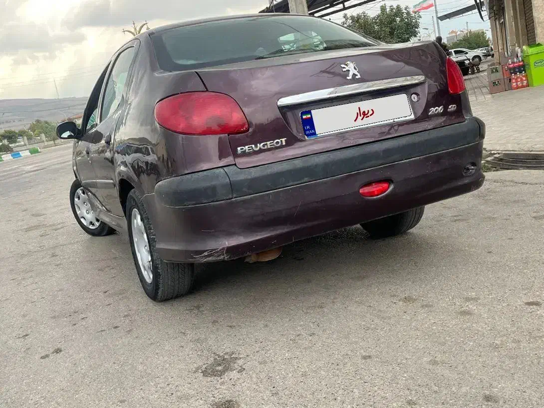 پژو ۲۰۶ sd tu3|خودرو سواری و وانت|کلاله, |دیوار